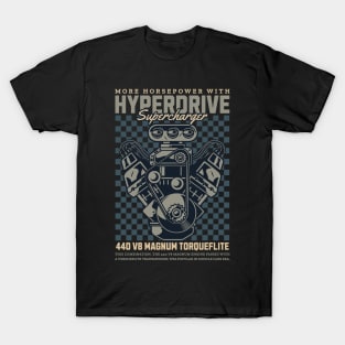 Supercharger Engine T-Shirt